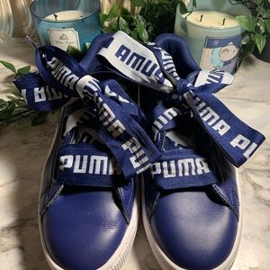PUMA BASKET HEART DE WOMEN - BLUE